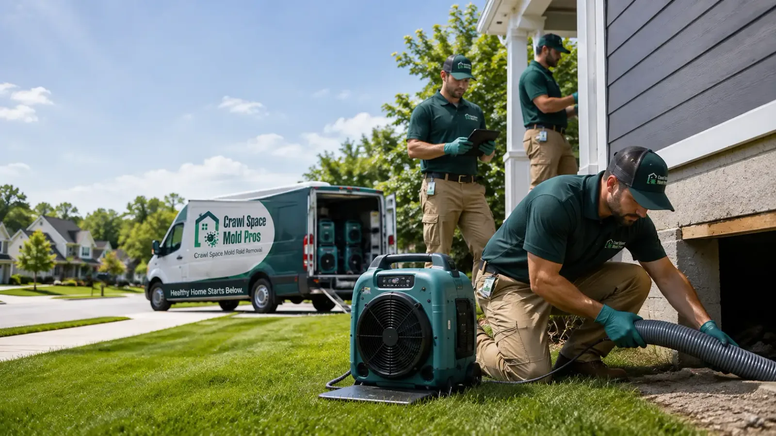 Crawl Space Mold Removal in Newton, NH